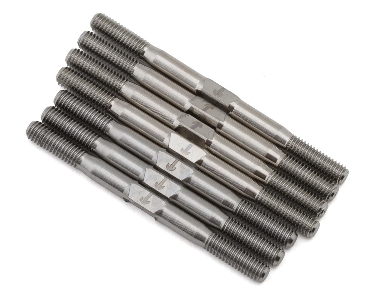 1UP Racing TLR 22X-4 2.0 Pro Duty Titanium Turnbuckles Set (Silver)