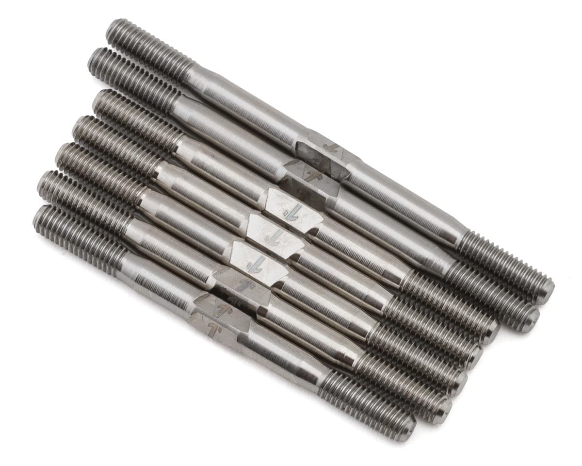 1UP Racing XRAY XB4 2026 Pro Duty Titanium Turnbuckles Set (Silver)