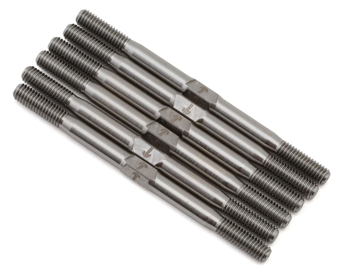 1UP Racing XRAY XB2 2026 Pro Duty Titanium Turnbuckles Set (Silver)