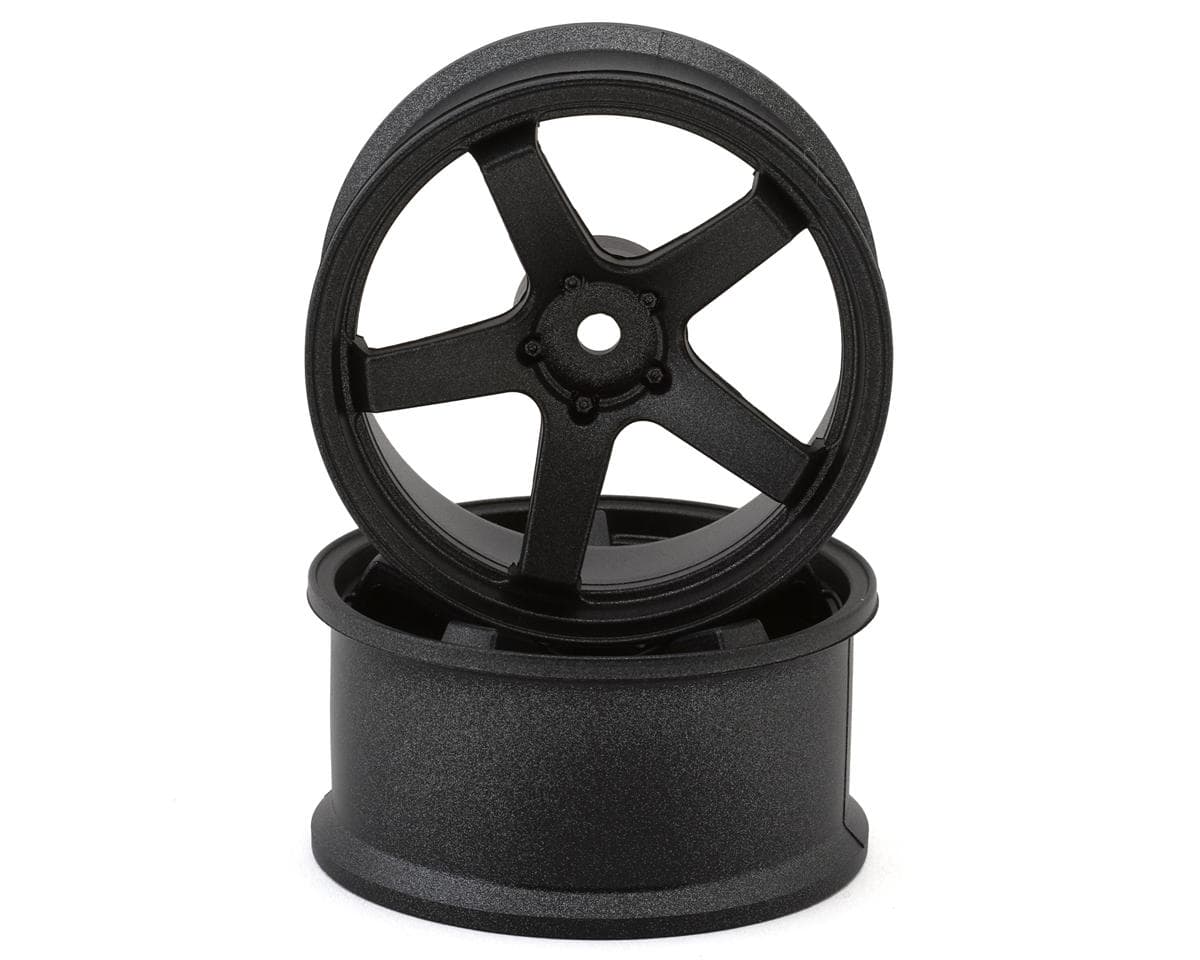 Shibata Shibawheel F23 Drift Wheels (Gun Metal) (High Traction) (2) (7mm Offset)