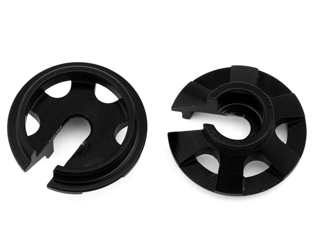 Shibata GRK5-R Aluminum Spring Retainers (Black) (2) (3.5mm Offset)