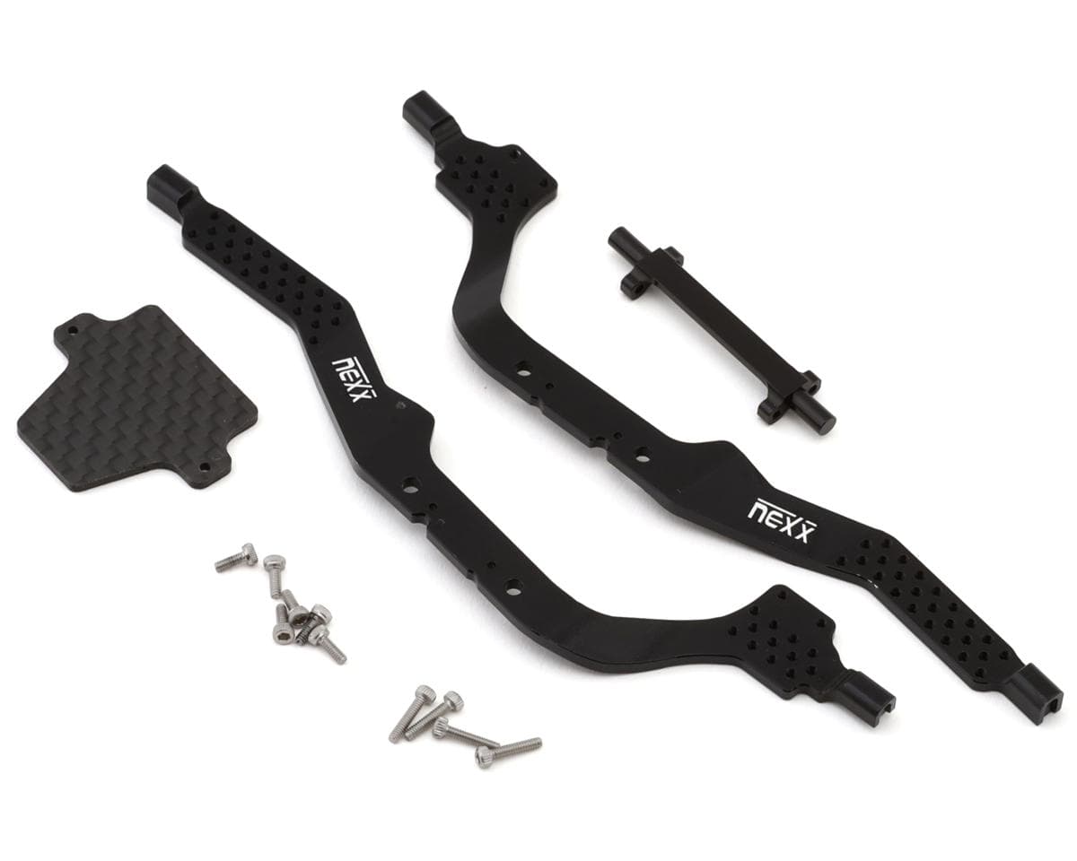 NEXX Racing Axial SCX30 LCG Aluminum Chassis Kit (Black)