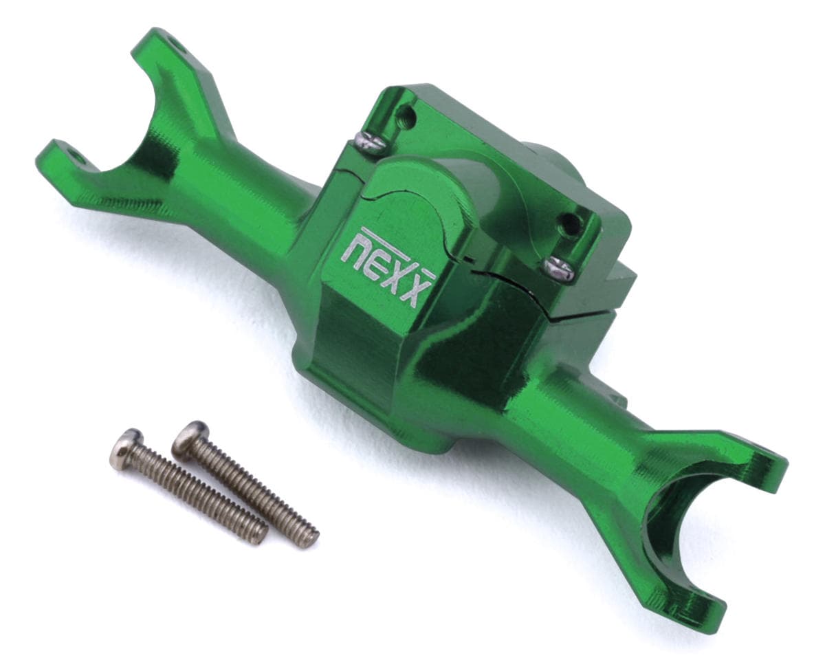 NEXX Racing Axial SCX30 Aluminum Front Axle Housing (Green)