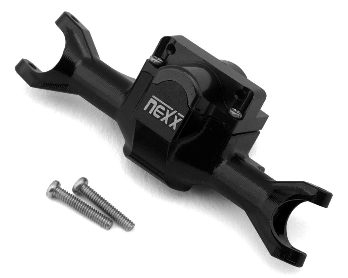 NEXX Racing Axial SCX30 Aluminum Front Axle Housing (Black)