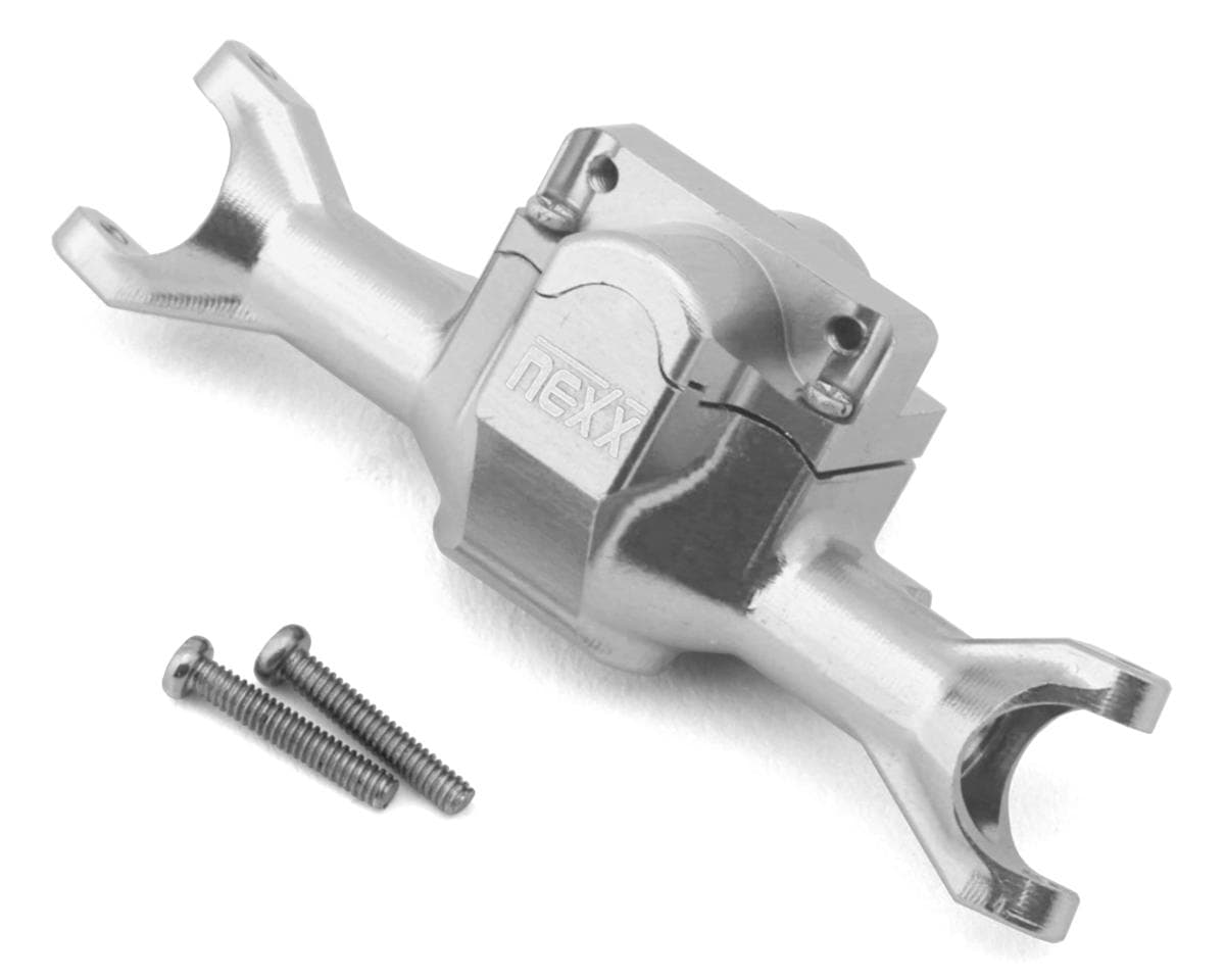 NEXX Racing Axial SCX30 Aluminum Front Axle Housing (Silver)