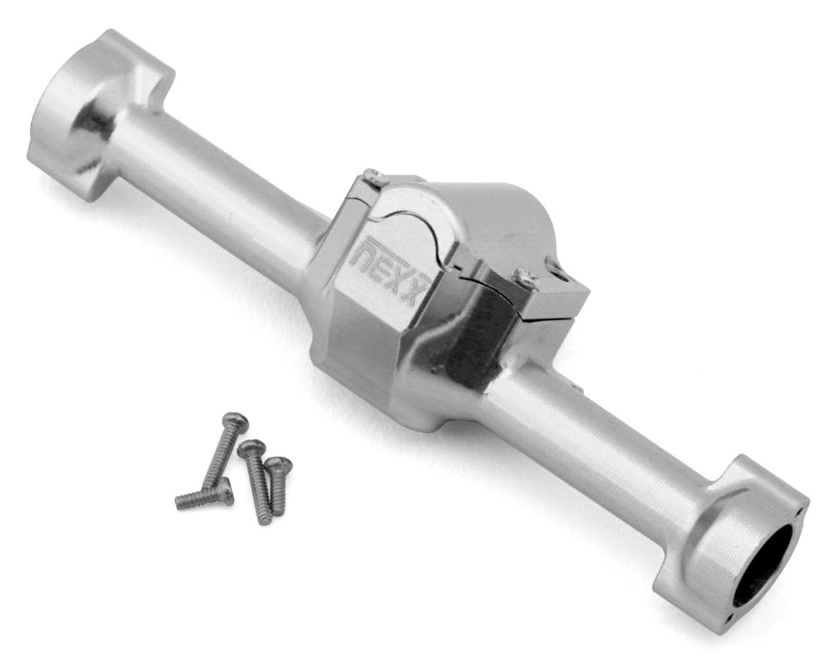 NEXX Racing Axial SCX30 Aluminum Rear Axle Housing (Silver)