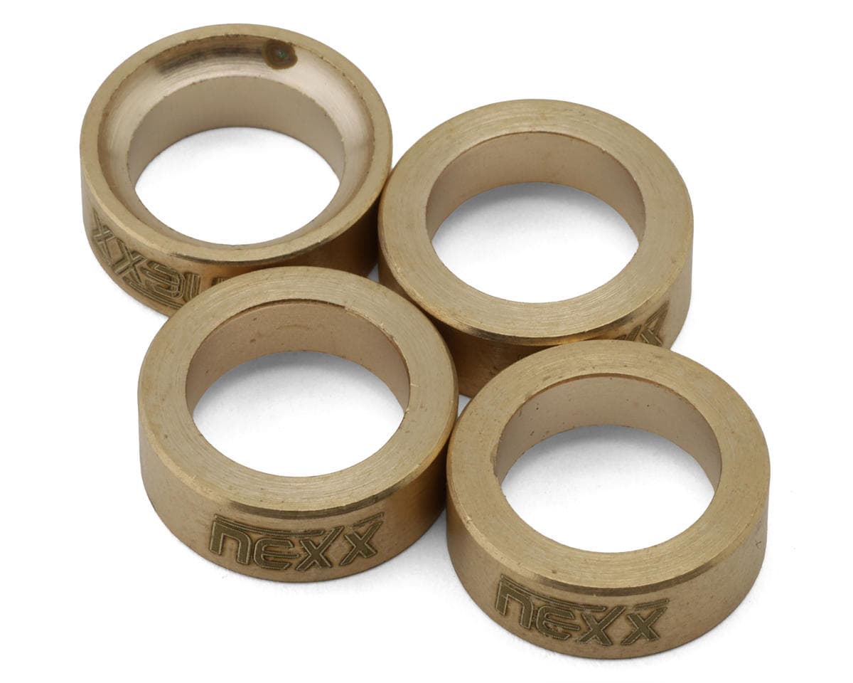 NEXX Racing Axial SCX30 Brass Wheel Weights (4) (4g ea)