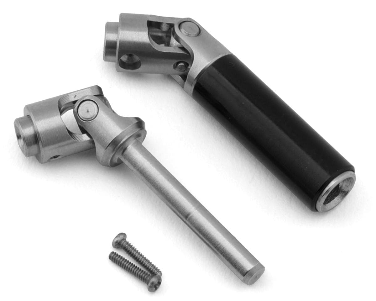 NEXX Racing Axial SCX30 Steel Rear Driveshaft Set (Black) w/Aluminum Sleeve
