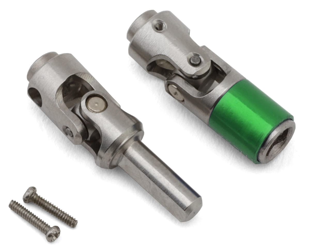 NEXX Racing Axial SCX30 Steel Front Driveshaft Set (Green) w/Aluminum Sleeve