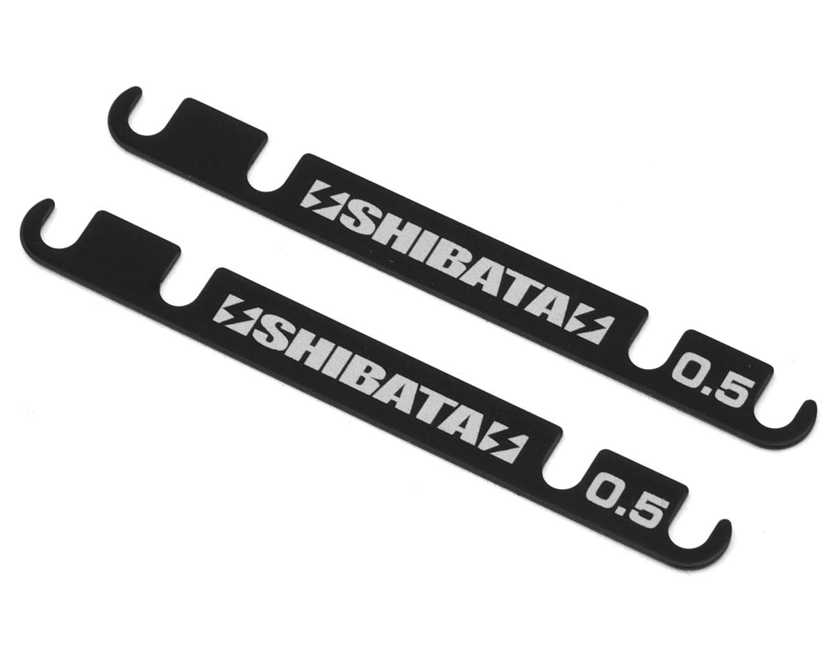 Shibata GRK Aluminum Suspension Mount Raiser Plate (Black) (2) (0.5mm)