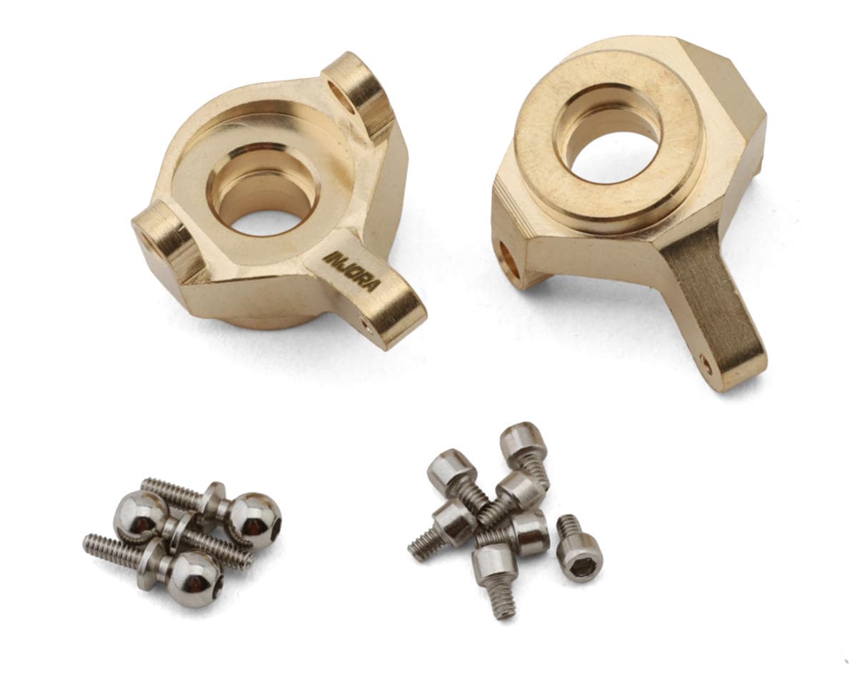Injora Axial SCX24 Brass Steering Knuckles (2) (8g ea)