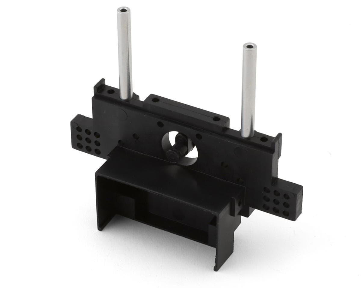 Team Associated RC10 Rear Bulkhead w/Wing Tubes (Black)