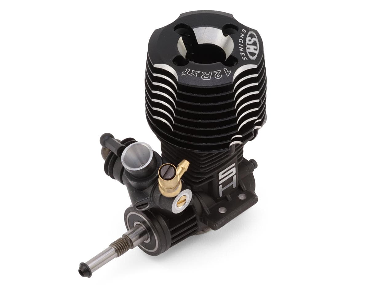SH Engines .12 Pro Rear Exhaust Touring Car & Truck Nitro Engine (Turbo Plug) (Black)