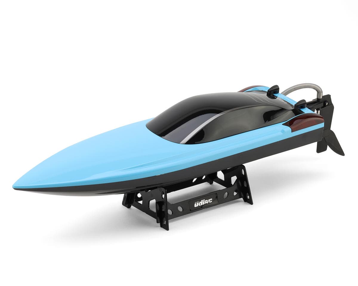 UDI RC Mosasaurus 22" High Speed Brushless Self-Righting RTR Electric Boat (Blue) w/2.4GHz Radio, Battery & Charger