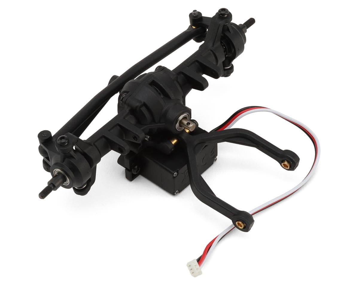 UDI RC UCX18 Pro Toyota Land Cruiser Prado Complete Front Axle Assembly w/Steering Servo