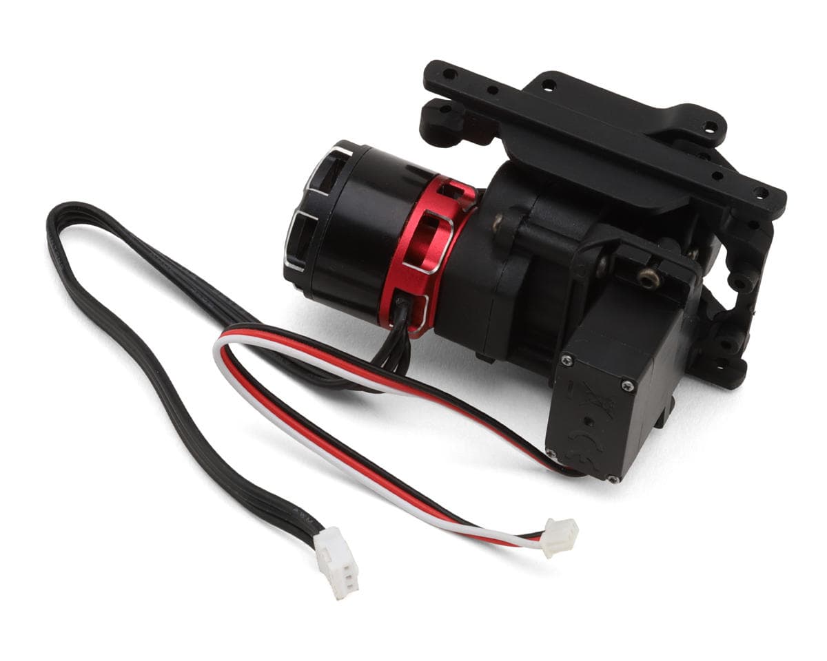 UDI RC UCX18 Pro Complete Center Transmission Assembly (Prado/Bharal) w/Shift Servo & Brushless Motor