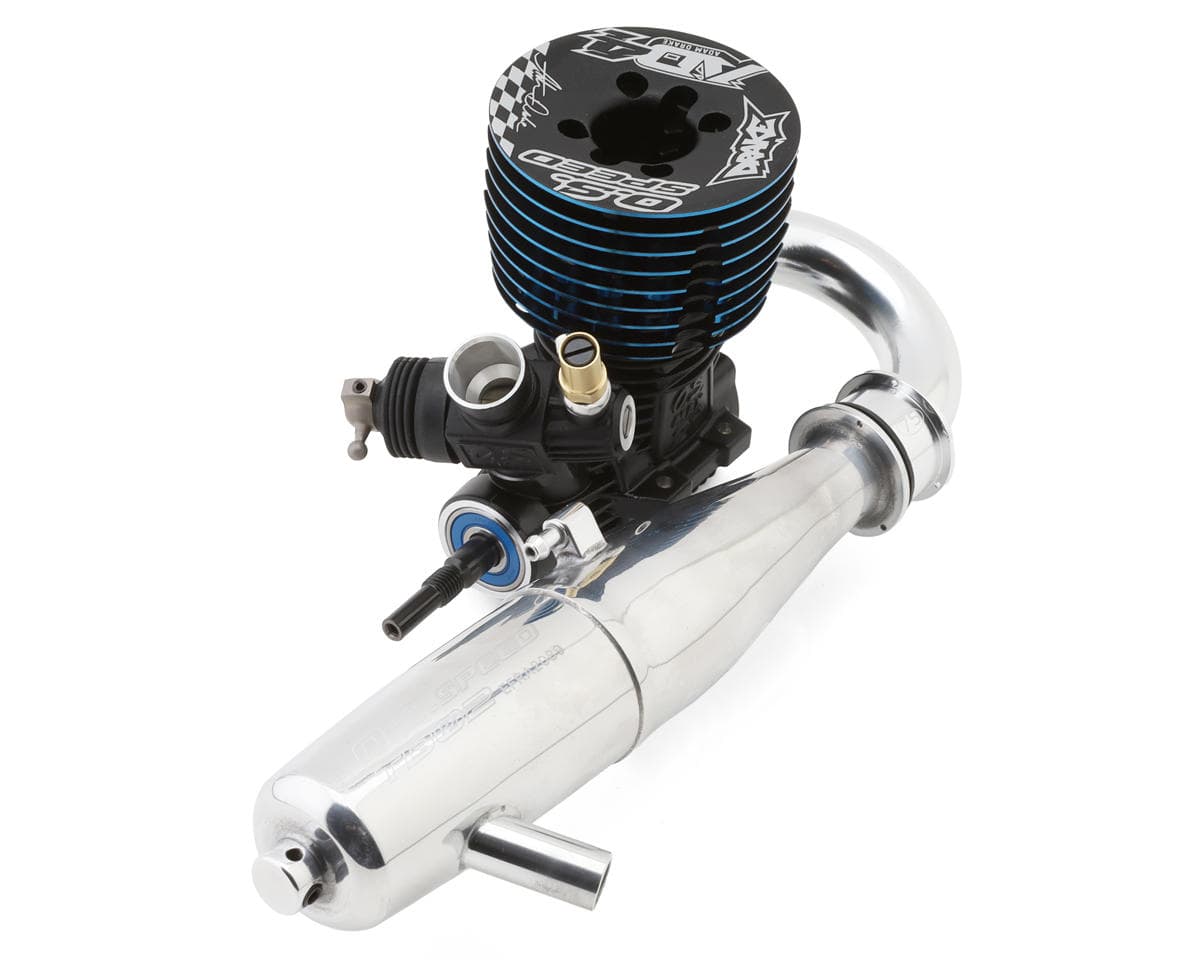 O.S. Speed B21 AD4 Adam Drake 4 Competition 3.5cc (.21) Off-Road Nitro Engine Combo w/EFRA2089 TB02 Tuned Pipe