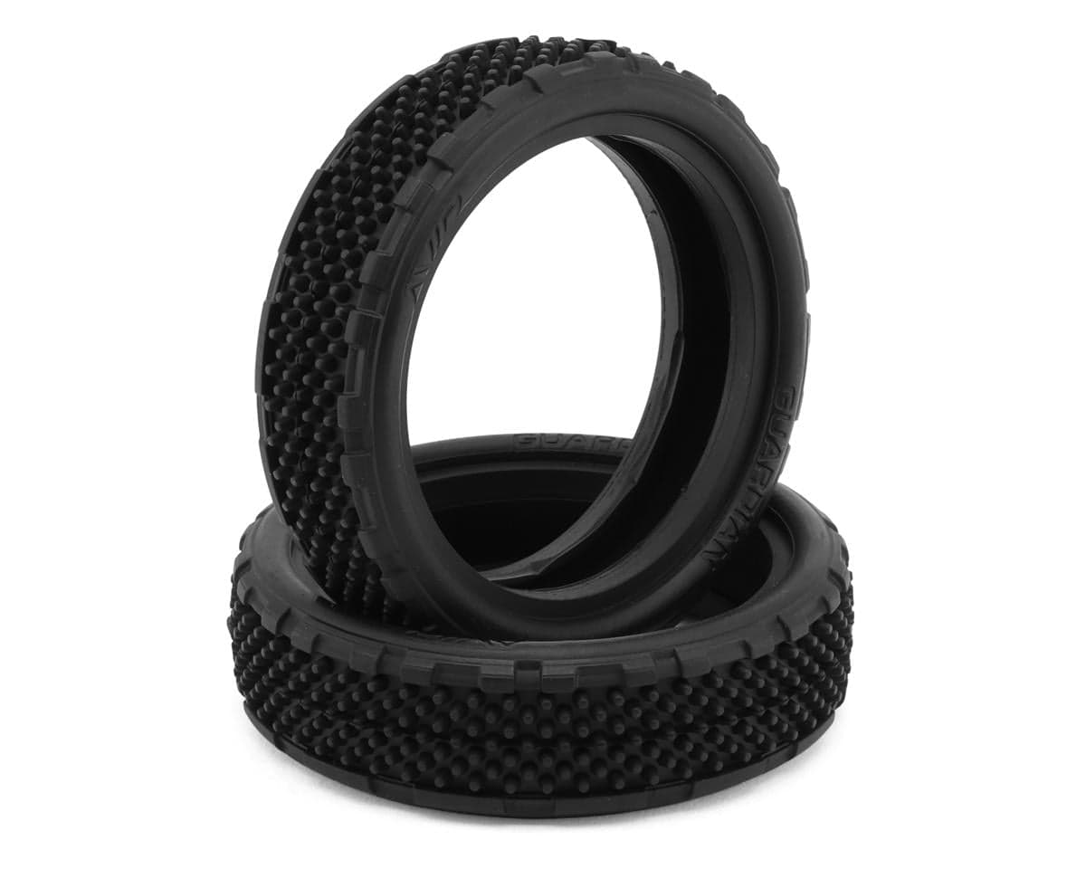 Avid RC Guardian Slim 2.2" 2WD Front Buggy Carpet Tires (2) (Red / Soft)