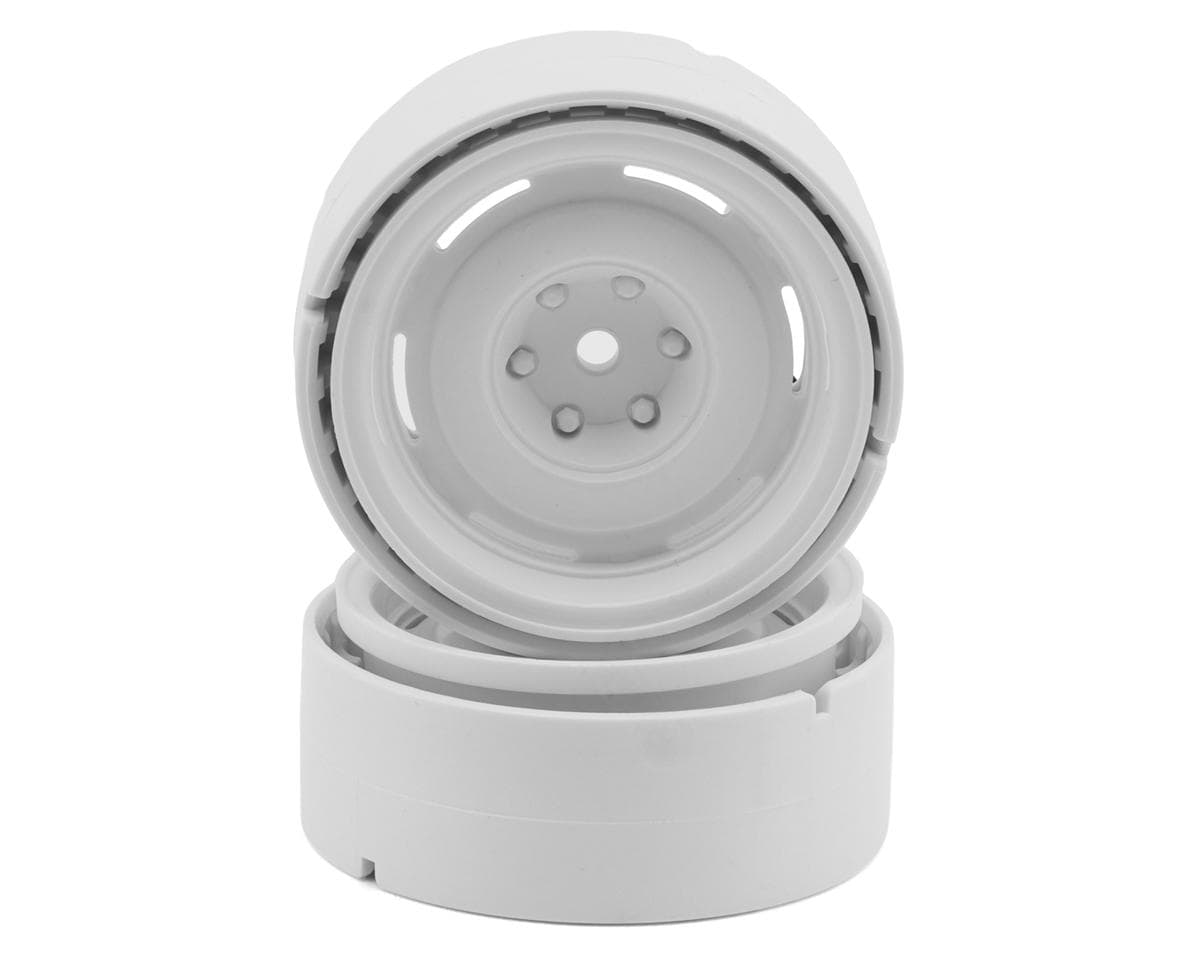 Kyosho KC10 Composite 1.9" 6-Slots Dish Bead-lock Wheels (White) (2)