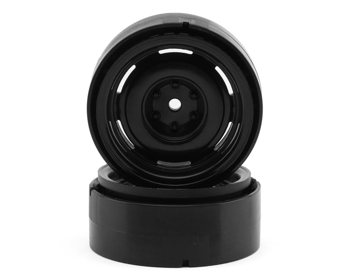 Kyosho KC10 Composite 1.9" 6-Slots Dish Bead-lock Wheels (Black) (2)