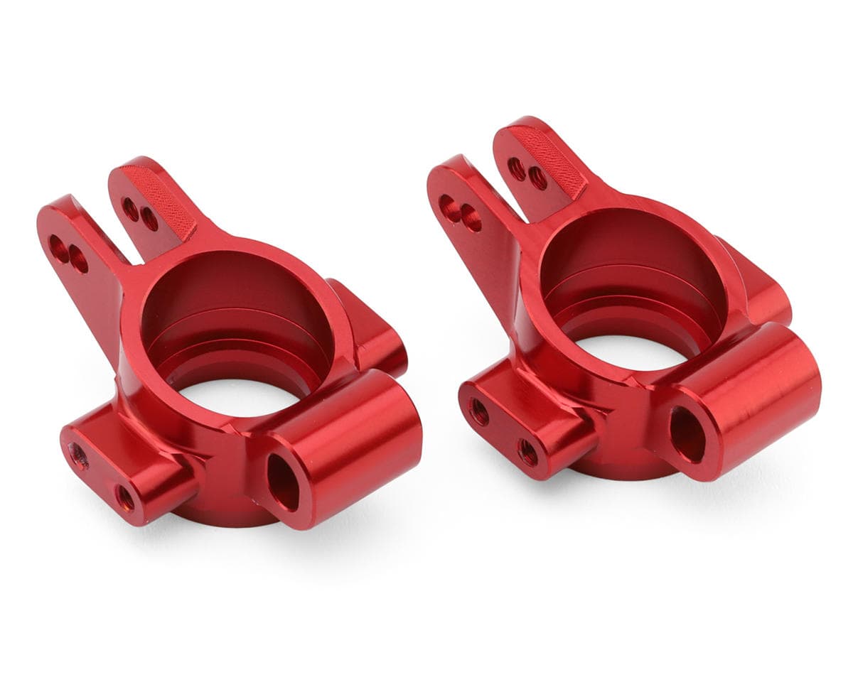 Kyosho Fazer Mk2 FZ02 HD Aluminum Rear Hubs (Red) (2)