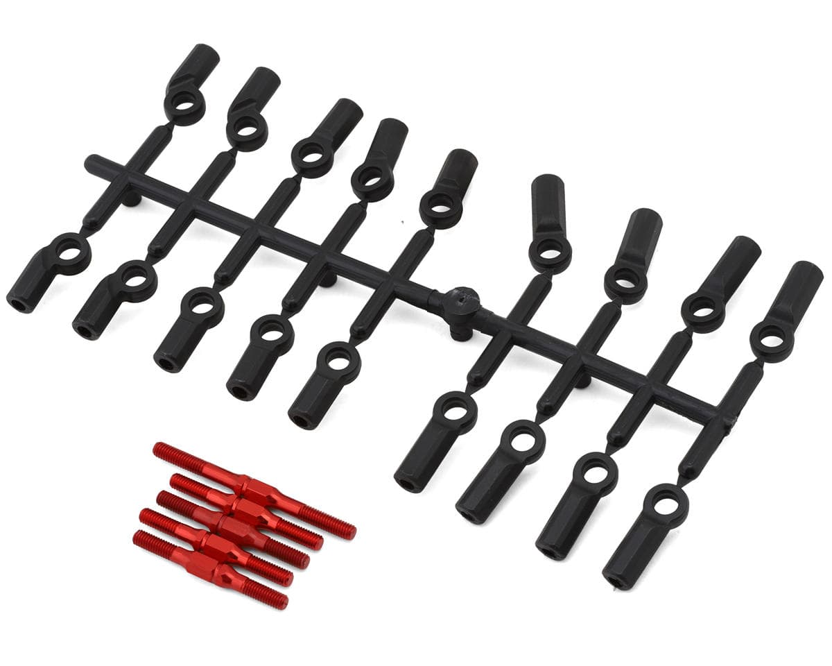 Kyosho FZD2 Aluminum Turnbuckles Set (Red)