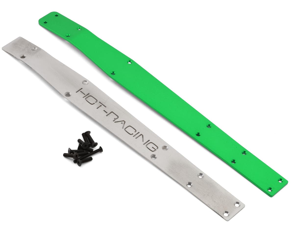 Hot Racing Arrma® Mini Kraton® Stainless Steel & Aluminum Chassis Brace Set (Green)