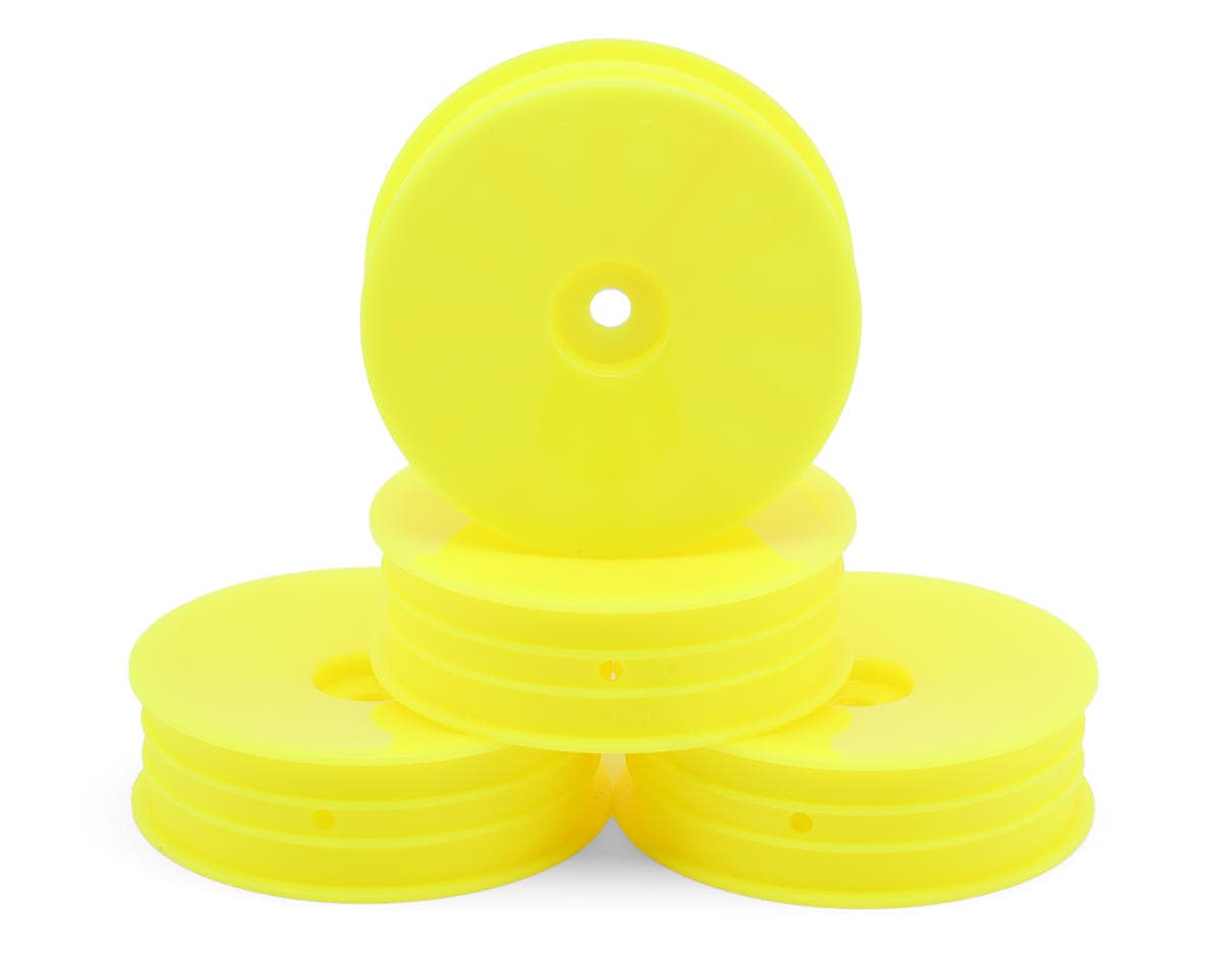 eXcelerate 2.2 "Slim" Front 2WD Buggy Wheels (Yellow) (4) w/12mm Hex