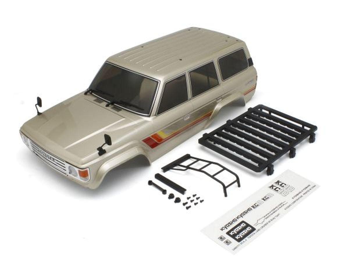 Kyosho KC10 Toyota Land Cruiser 60 Pre-Painted Body Set (Tan) (317mm Wheelbase)