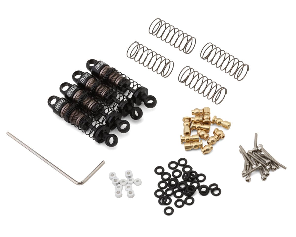 Injora Aluminum 36mm Threaded Big Bore Oil-Filled Shocks (4) (SCX24/FCX24M)