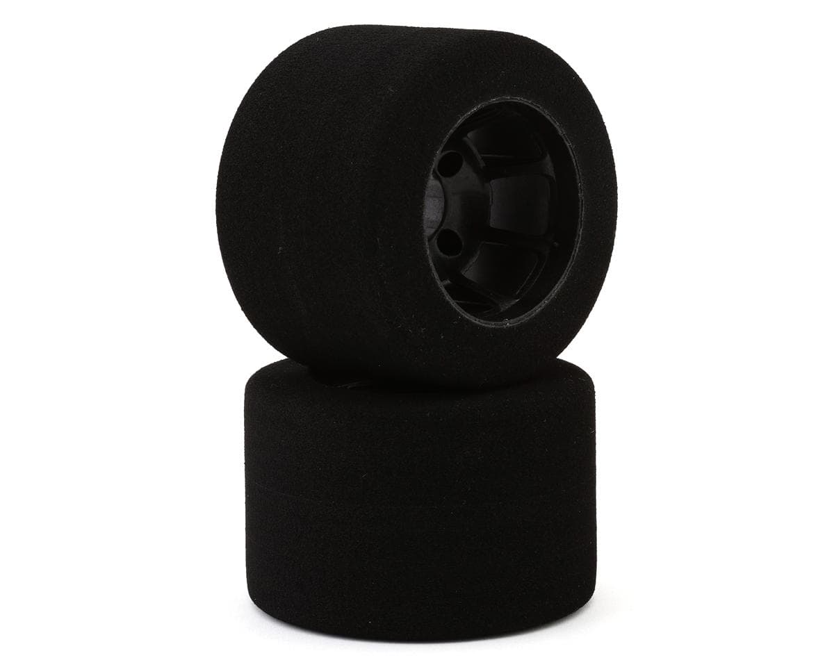 BSR Racing 1/10th 4-Bolt Pre-Mounted Drag Racing Tire (Black) (2) (Gold)