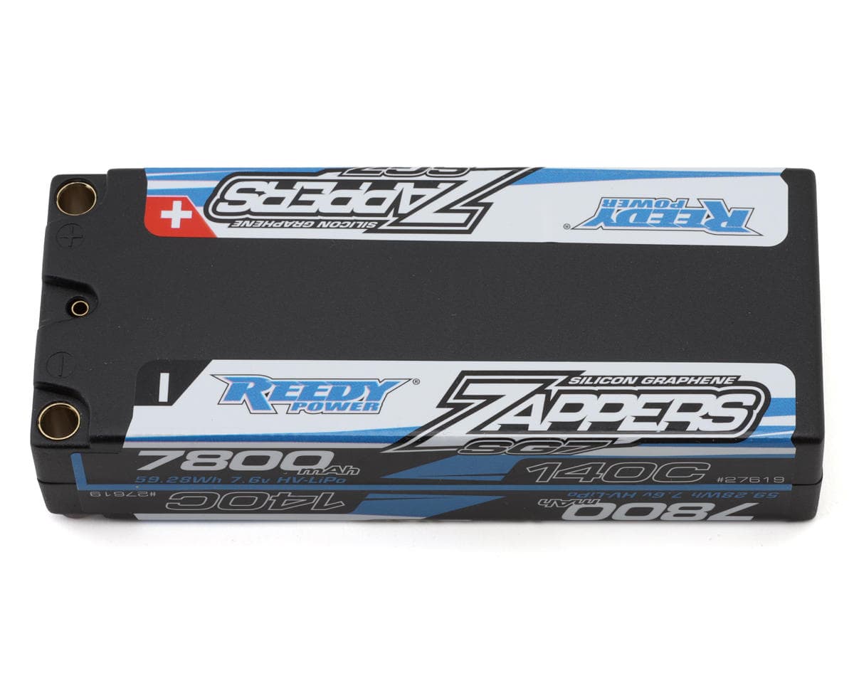 Reedy Zappers HV SG7 2S Long-Shorty 140C LiPo Battery (7.6V/7200mAh) w/5mm Bullets