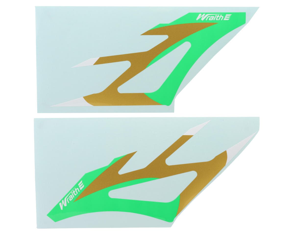 XLPower Wraith E 760 V3 Lower Frame Sticker Set (Gold/Green)