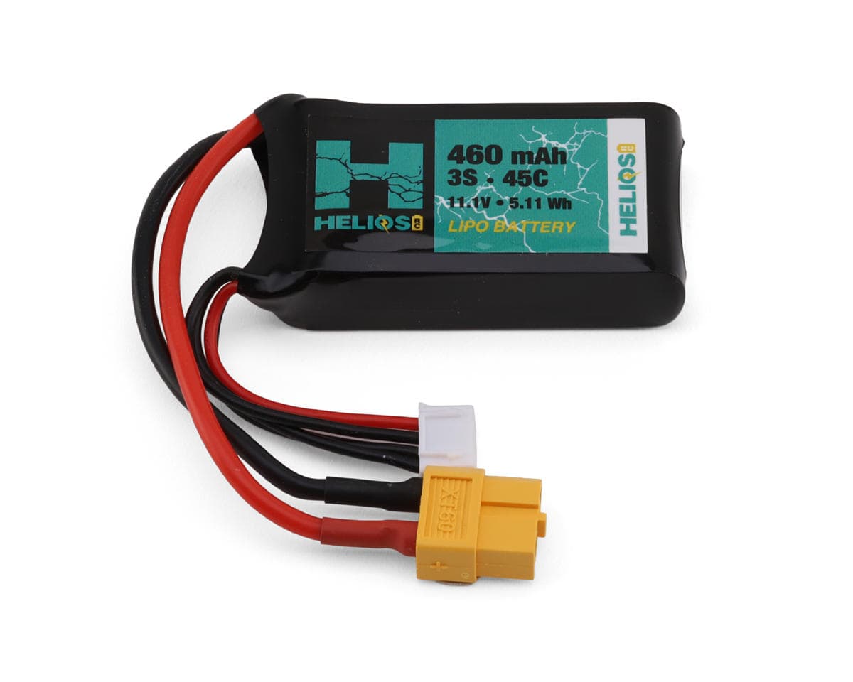 Helios RC 3S 45C LiPo Battery (11.1V/460mAh) w/XT60 Connector
