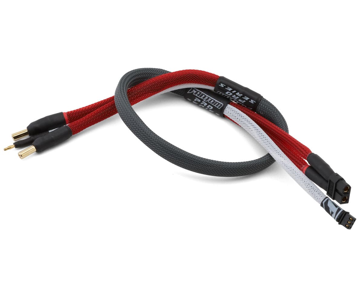 Fantom Pro Series 2S LiPo Female XT60 to Male 5mm Bullets Charge Lead w/3-Pin JST-XH Balance Plug