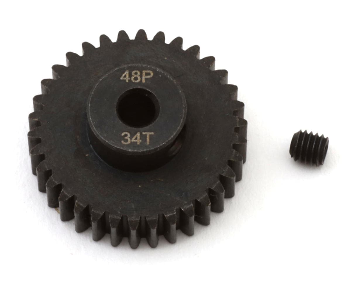 EcoPower Lightweight Steel 48P Pinion Gear (3.17mm Bore) (34T)
