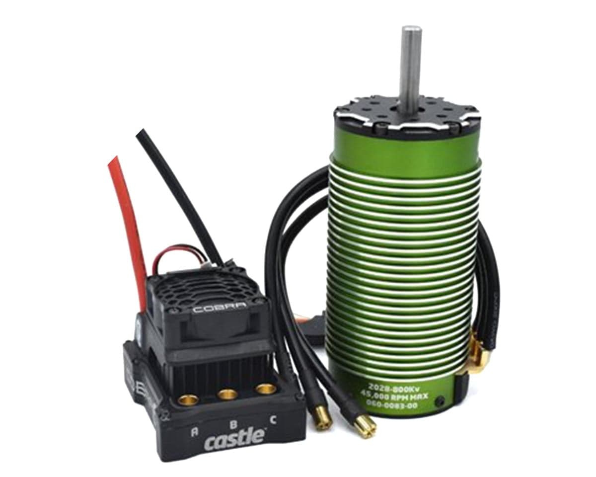 Castle Creations Cobra 6 8S 1/6 Brushless ESC & Motor Combo (800kV) w/2028 Sensored Motor
