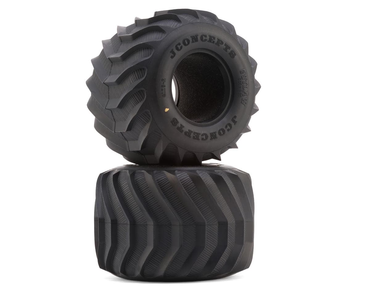 JConcepts Outlaw 2.6" Monster Truck Tires (2) (Gold)