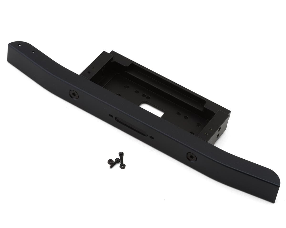 RC4WD Classic Front Bumper with Lowered Winch Mount for Gelande Cruiser (Black)