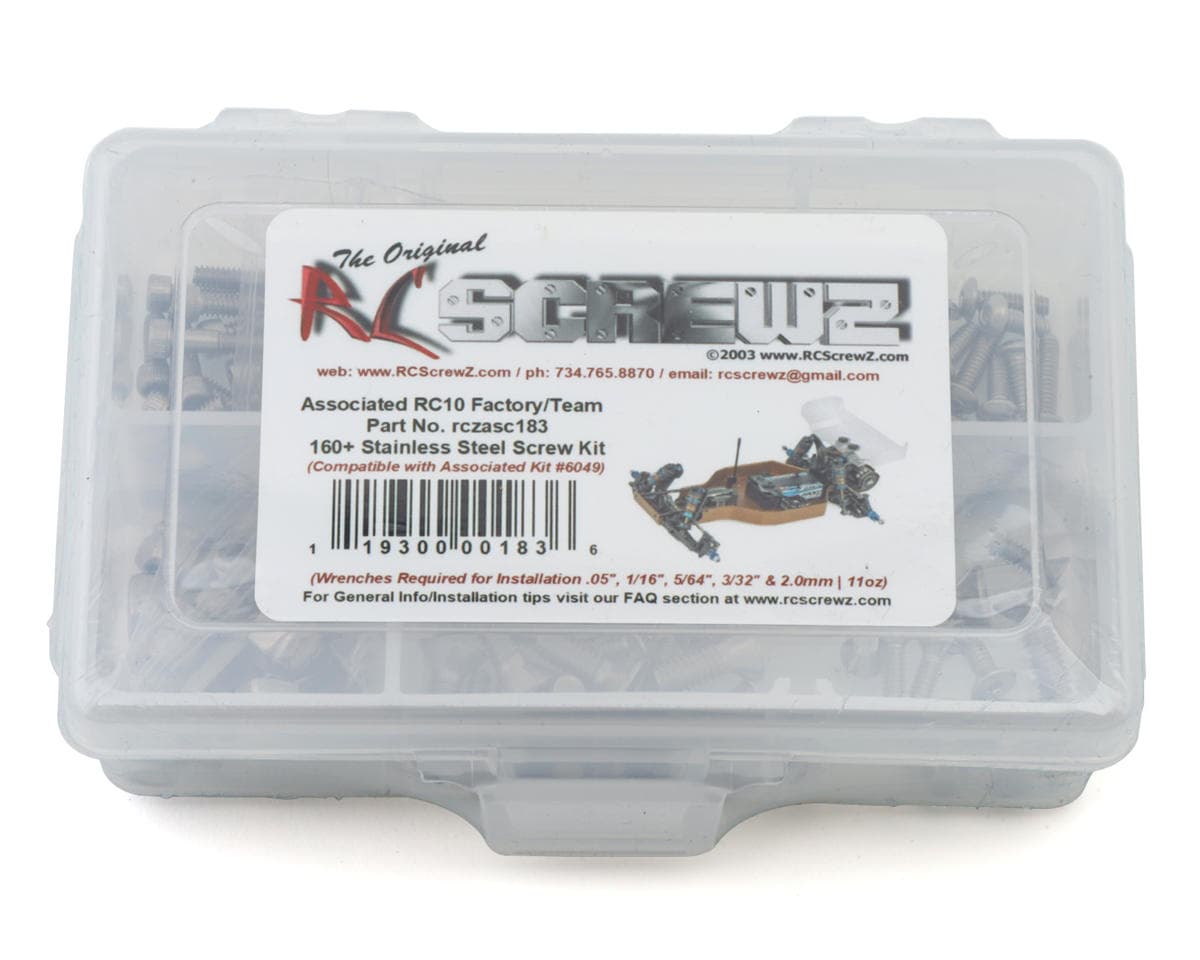 RC Screwz Team Associated RC10 Factory Team Stainless Steel Screw Kit
