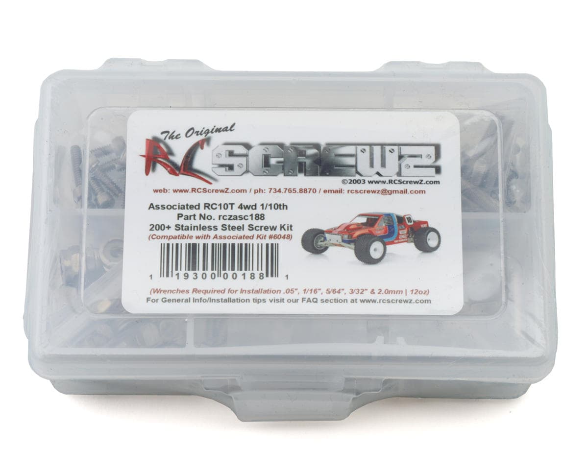 RC Screwz Team Associated RC10T 4WD Stainless Steel Screw Kit