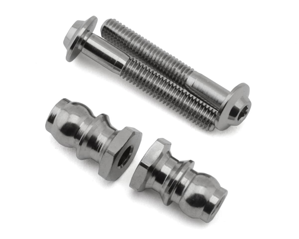 1UP Racing Pro Duty Titanium Front Upper Shock Standoffs Set (20mm/8mm) (B7.1/B7.1D/T7)