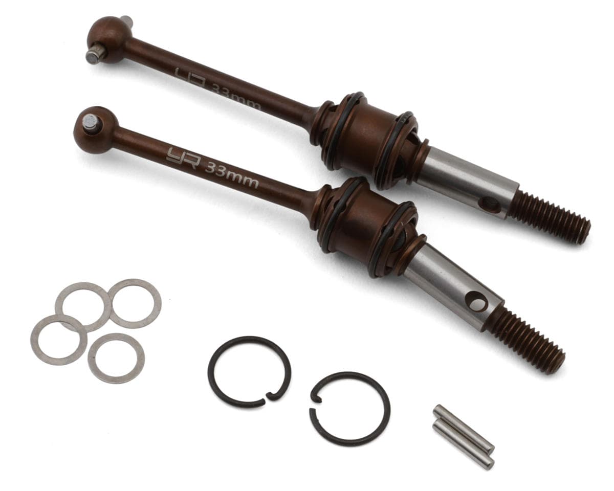Yeah Racing TT-02 SRX Spring Steel Front Double Joint Universal Drive Shafts (2)