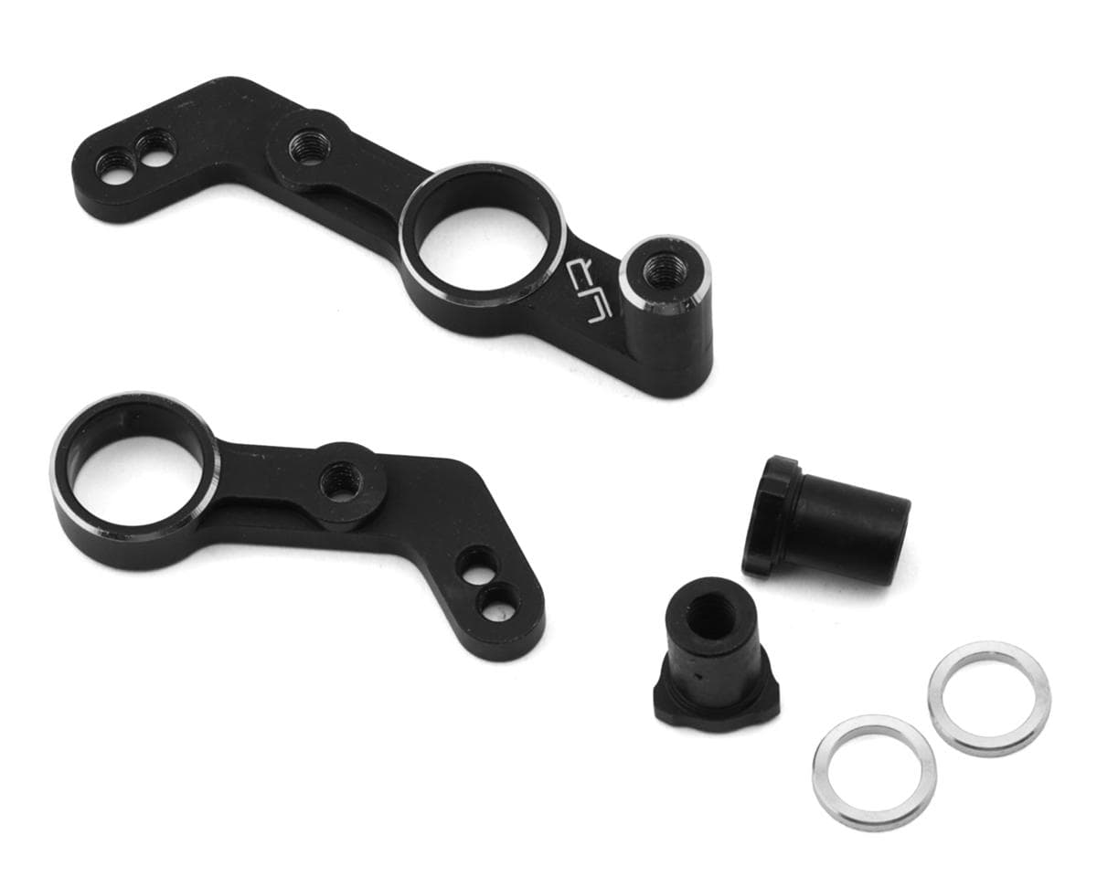 Yeah Racing RC10/RC10T 4WD 7075 Aluminum Steering Bellcrank Set (Black)