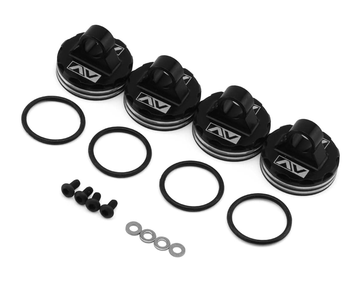 Avid RC Aluminum 13mm Ringer Shock Caps (4)