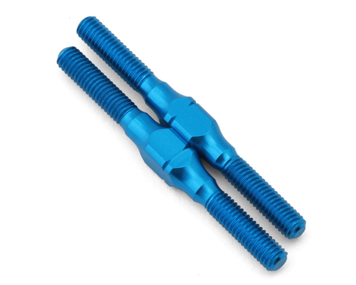 Tamiya F104 3x35mm Turnbuckle (Blue) (2)