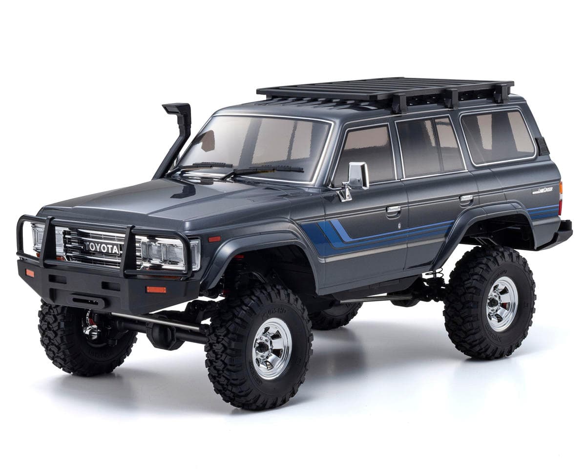 Kyosho KC10 Toyota Land Cruiser 60 1/10 4WD ReadySet Brushed Rock Crawler (Grey) w/Syncro KT-231P+ 2.4GHz Radio