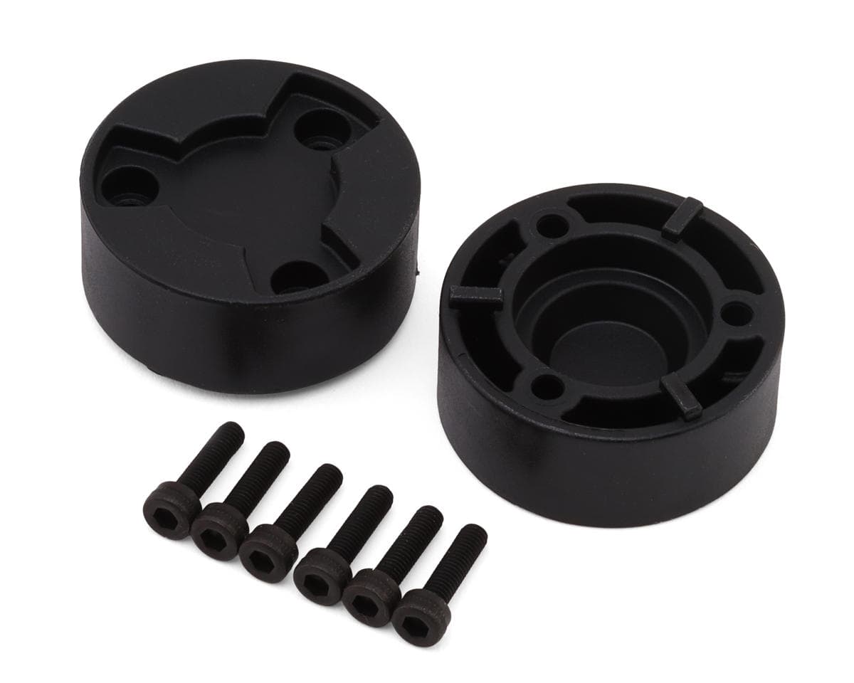 Traxxas X-Truck® Wheel Center Caps (Black) (2)