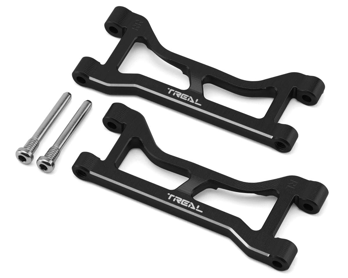 Treal Hobby 7075 Aluminum Rear Upper Suspension Arms for Traxxas® Mini XRT® (Black) (2)
