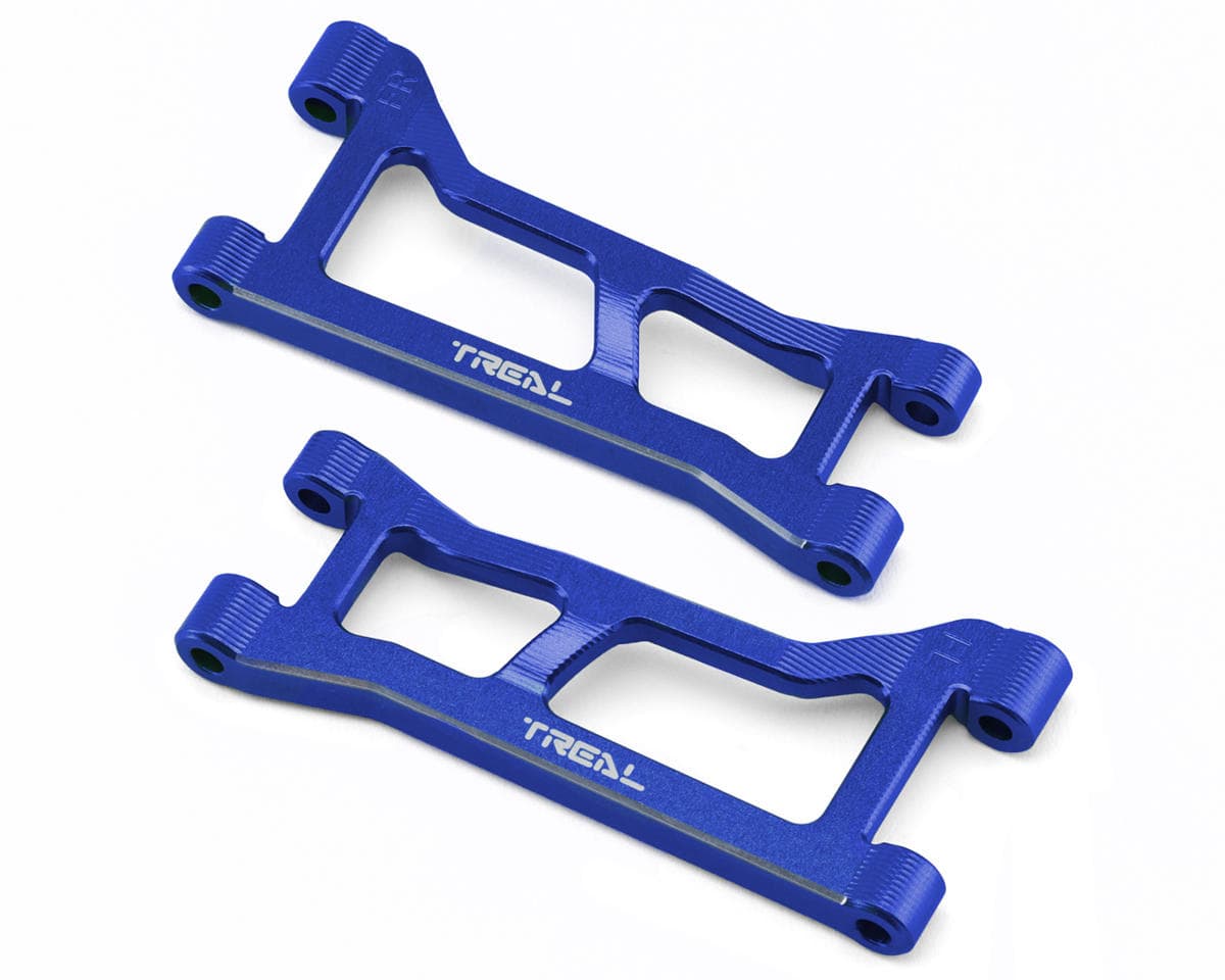 Treal Hobby 7075 Aluminum Rear Upper Suspension Arms for Traxxas® Mini XRT® (Blue) (2)
